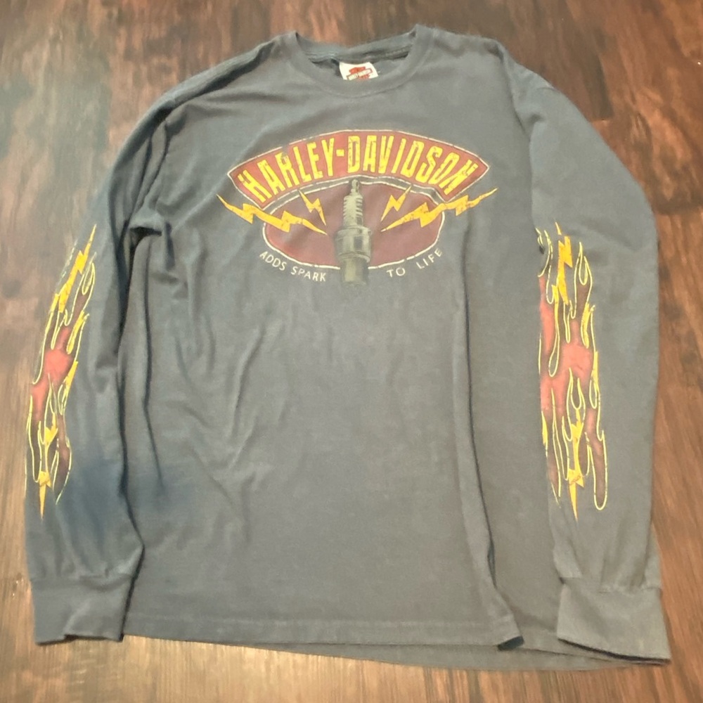 Vintage Y2K Harley-Davidson Long Sleeve Tee